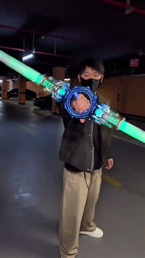 So Cool! My Double-Bladed Fire-Spin Lightsaber #Epic Cool #Lightsaber#Man's Toy