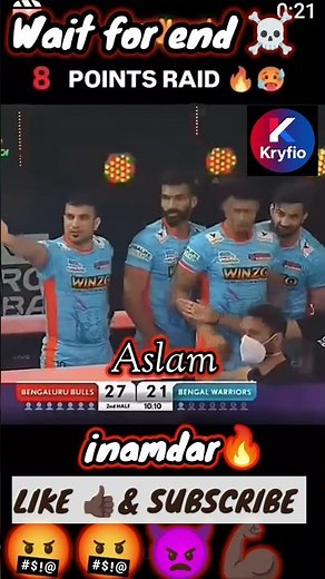 Aslam Inamdar’s Historic 8 Point Raid 😲🔥 | Kabaddi Highlights #shorts #ProKabaddi