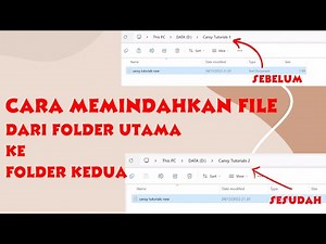 How to Move File From Main Folder to Other Folder on Laptop | Windows Tutorial