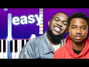 Mustard - Ballin’ ft. Roddy Ricch (100% EASY PIANO TUTORIAL)