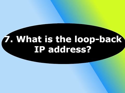 What is the loop back IP address?