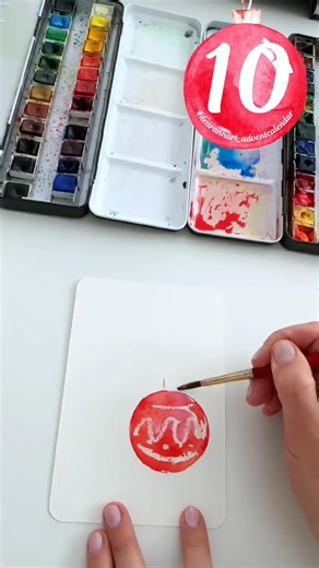 Today, I’m sharing a cute, fun, and very quick tutorial on painting a Christmas tree ornament. . #watercolor #watercolortutorial #christmasdiy #christmasdecor #christmascards #arthacks | Merly