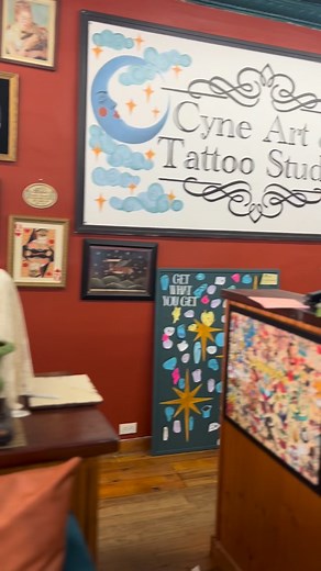 Our artists team up regularly for themed flash collaborations like this hand-painted circus set. Check out their work and make an appointment request through the link in bio. #flashcollab #tattooflash #cyneartists #tattooshop #indianatattoos | Cyne Art & Tattoo Studio