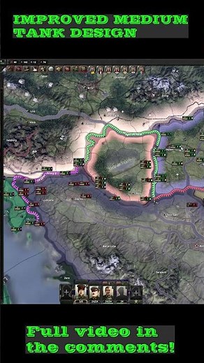 Improved Medium Tank Design & Template! #hoi4