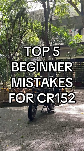 top 5 beginner mistakes for cr152 #fyp #foryou #keewaycaferacer152 #keewaycr152 #motorcycle