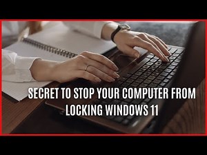 How to stop your computer from Locking Windows 11 | Turn Off Auto-Locking Now in Windows 11 | 10