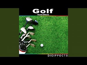 Golf Putt Shot with Ball Rolling into Hole