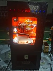 [Hot Item] Iced Coffee Cold Juice Vending Machine with Compressor Refrigerator Wf1-303V-D