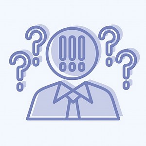 Icon Critical Thinking. related to Psychological symbol. two tone...