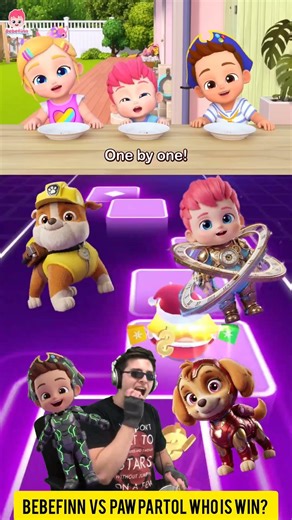 Bebefinn X paw partol coffin dance cover Tiles💯 hop 🤡edm rush #bebefinn #shorts