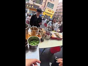 Chinese Street Food Livestream | POV Hot Dry Noodle Technique with Real Market Sounds