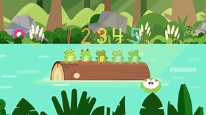 Five Green and Speckled Frogs