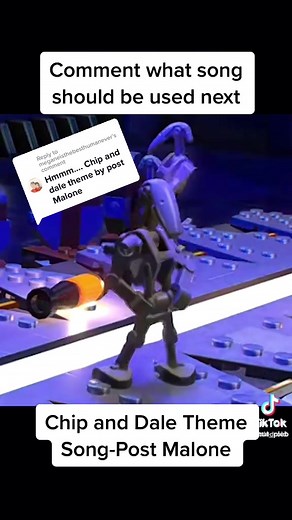 Reply to @meganeisthebesthumanever interesting request btw #dancingbattledroid #legostarwars #ifitworksitsnotstupid #battledroid #fyp