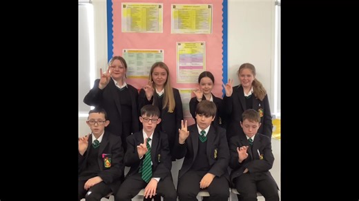 1.2K views · 24 reactions | During Maths Week Year 8 pupils also discovered how to communicate numbers in sign language. A great initiative, well done Year 8!⚫️ | Holy Trinity College Cookstown | Facebook