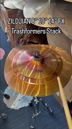 ZILDJIAN CLAP STACK made by 8” 10” 14” FX Trashformers | Sound Demo @tstdrumroom #cymbalthursday