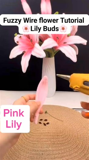21K views · 210 reactions | Fuzzy Wire Flower Tutorial (Lily Buds ) #fuzzywireflower #pipecleanerflowers #tutorial #tutorialsvideos #flowers #flowermaking #lily #reelsvideoシ #reelsviralシ #trendingreelsvideo #trendingvideo #trendingnow #viralvideo | It's all about Arts | Facebook