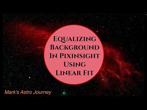 Tutorial for Equalizing Backgrounds in Pixinsight Using Linear Fit