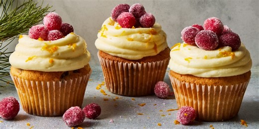 Our Cranberry Bliss Cupcakes Are A Bite-Sized White Christmas