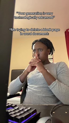 Deleting a Blank Page in Word: A Struggle