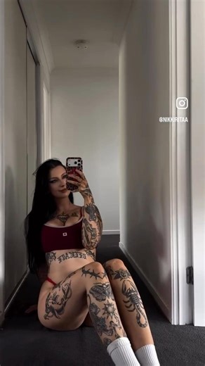 Check Out Beautiful Tattoo Model: @nikkiritaa