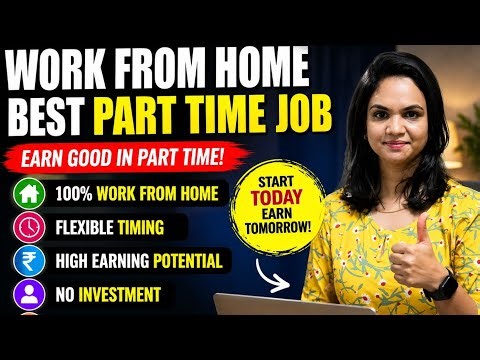 🔴 Best Part-Time Job 2026 | Work From Home |12th Pass Job|#parttimejob #workfromhome