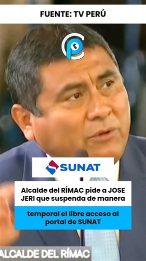 Perucontable on Instagram: "📢📝 Alcalde de RÍMAC pide a JOSE JERI que suspenda de manera temporal el libre acceso al portal de #SUNAT #Contabilidad #Tributacion #Excel #AprendizajeContable #EstudioContable #SIRE #SUNAT #Gastos #Compras #Ventas #PerúContable #paratii #AutomatizaciónContable #ContaExcel #Finanzas #Financiero #Fyp #ContabilidadDigital #ProductividadContable #hoy"