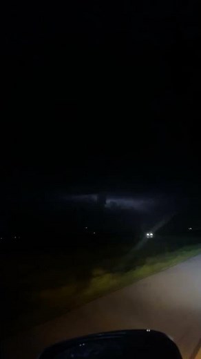 Midnight Storms on I-55 in Illinois | Tornado Season | August 2023 | 4K