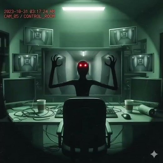 The Stick Figure on the Security Camera#horror #horrorstories #horrorshorts #stickfigureart #scary