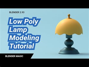 Blender Screw Modifier Lamp Modeling Tutorial