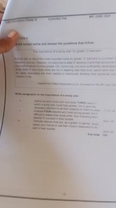 Importance of a Study PlanInstructions:Define the term stud... | Filo