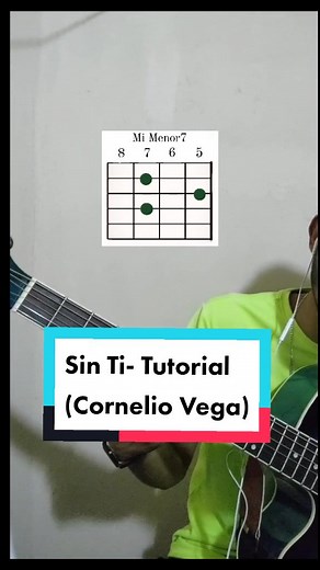 Respuesta a @nalm03 Sin Ti- Tutorial Guitarra #corneliovega #corneliovegaysudinastia #tutorial #sinti #corneliovegajr #fyp