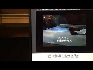 Sleep Train Mattress Centers Commercial On KRON 4 News In June 16, 2023 (RARE)