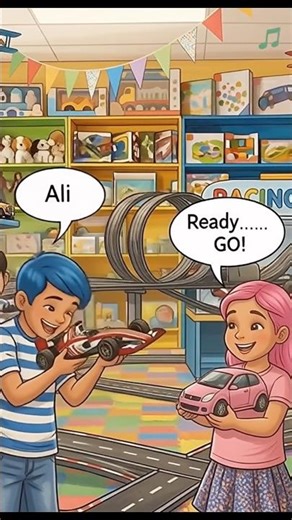 We Found a Hidden Racing Track Inside the Toy Store! 🚗😲 #toycars #shortsfeed #viral