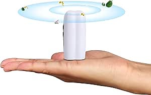 Mini Essential Oil Diffuser & Humidifier Timer and Auto-Off Safety Switch Take with You Suitable for Any Diluted Essential Oil (Silver)