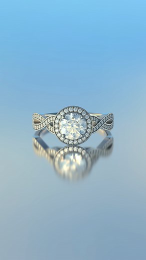 3.3K views · 44 reactions | Endless love captured in a sparkle. Our Infinity Diamond Engagement Ring symbolizes a love without limits. ✨  #InfiniteLove #TimelessElegance #Brilliance #Diamond #EngagementRing | Brilliance.com | Facebook