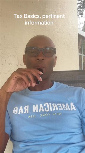 Tax basics, pertinent information #taxseason #financialfreedom