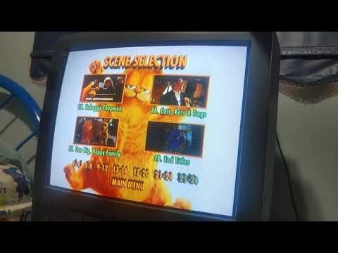 Garfield The Movie 2004 DVD Menu Walkthrough
