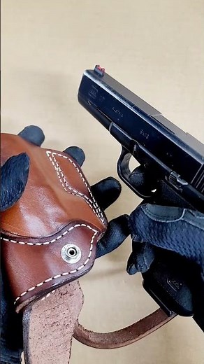 Azula Gun Holsters Leather Cross Draw Carry With Safety Strap Holster for Glock 17 9mm Pistols