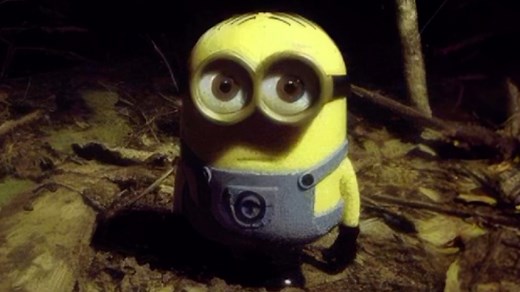 Minion Staring in the Forest | Know Your Meme
