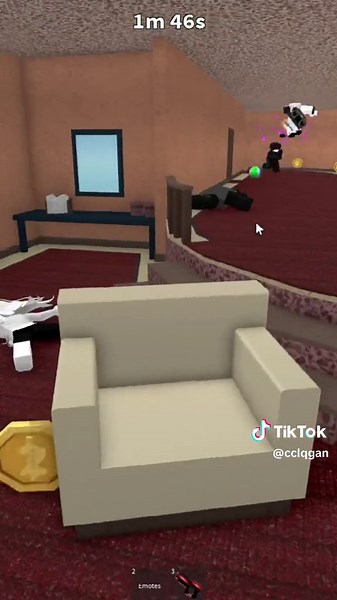 Roblox MM2 Gameplay: Transforming Into a Couch