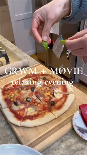 GRWM + Movie Night!!!! #preppy #brunette #movienight #vlog #routines