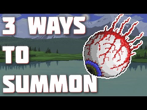 How to Summon Eye of Cthulhu in Terraria 1.4.4.9 3 Ways | How to get suspicious looking eye