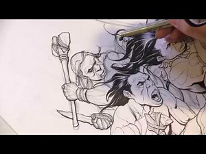 Frank Cho Drawing Savage Beauty