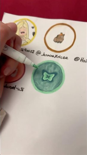 Drawing profiles💚 #art #aestheic #preppy #drawing #butterfly #green