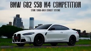 BMW G82 S58 M4 Competition / Stone Turbo-back Exhaust Systems...