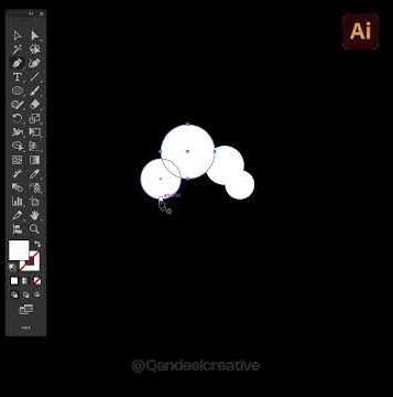 How to create a cloud icon easily in Adobe Illustrator #art #iconshop #adobeillustrator