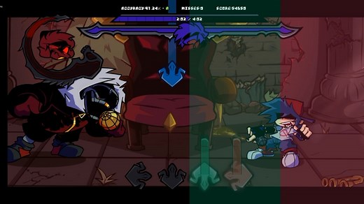 【Friday Night Dustin'】FNF尘埃模组，通关Red Demon O！！！