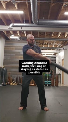 HEAVY steel club workout #fitness #steelclub #clubtraining #ironsheik #shoulderworkout #gripstrength