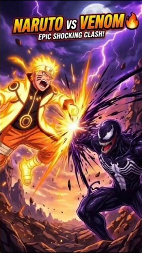 Naruto vs Venom Arm Wrestling 🔥Unexpected Winner! #naruto #venom #viralshorts