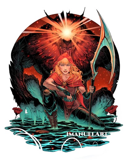 Dark fairy tale comics - Red Riding Hood, Emanuel Dias